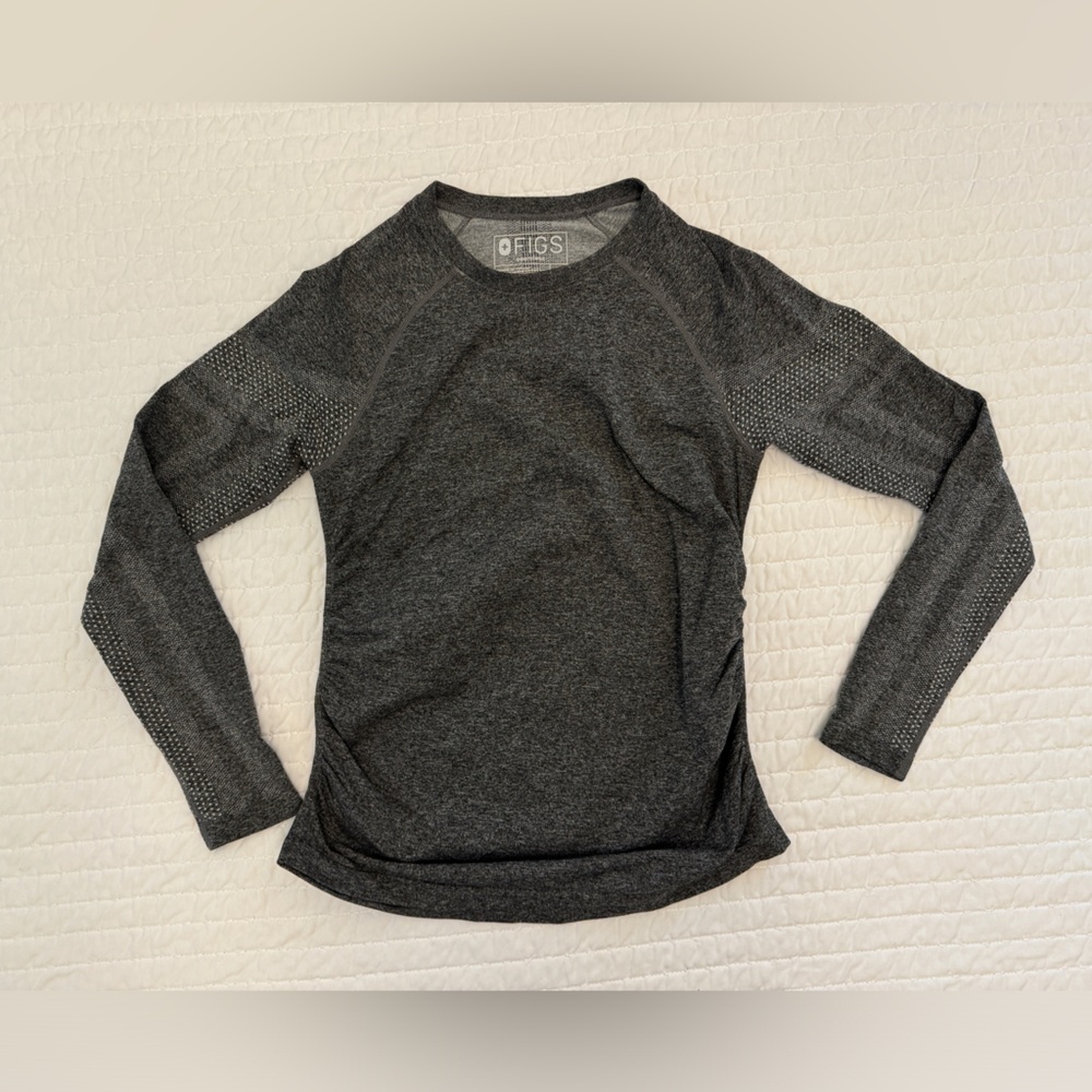 Figs Maternity Salta- Heathered Gray- Small